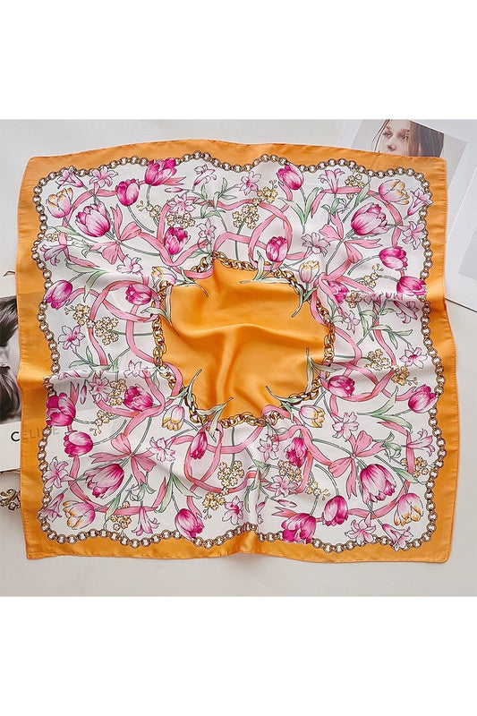Print Square Scarf Neckerchief