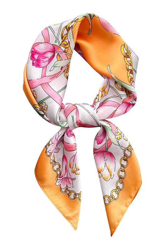 Print Square Scarf Neckerchief