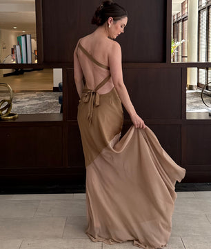 Fable Maxi Dress W/one Shoulder