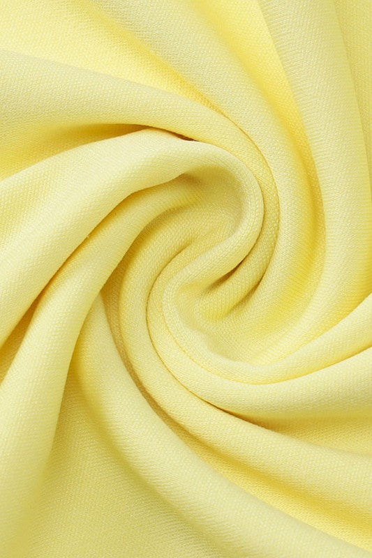 Strapless Midi Dress With Scalloped Hem