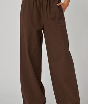 Linen Wide Leg Drawstring Pants