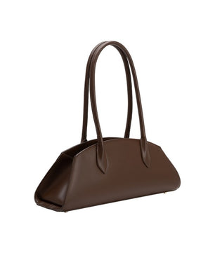 Birdie Espresso Leather Shoulder Bag