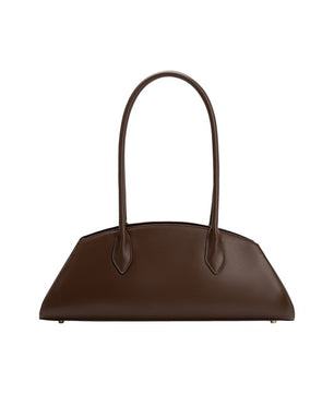 Birdie Espresso Leather Shoulder Bag
