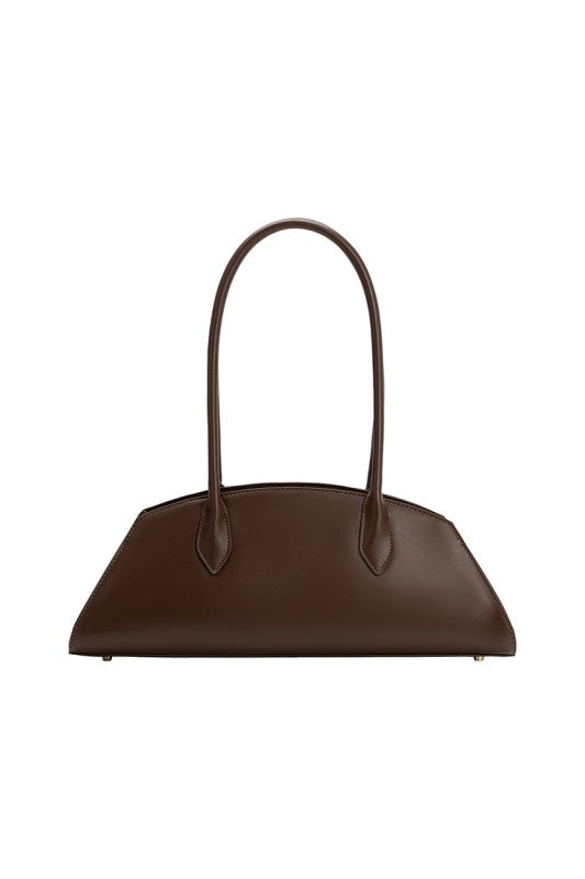 Birdie Espresso Leather Shoulder Bag