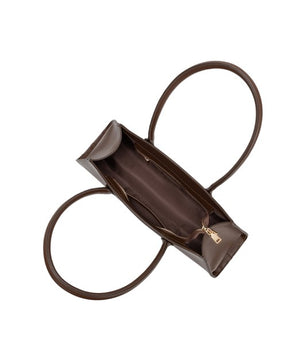Birdie Espresso Leather Shoulder Bag
