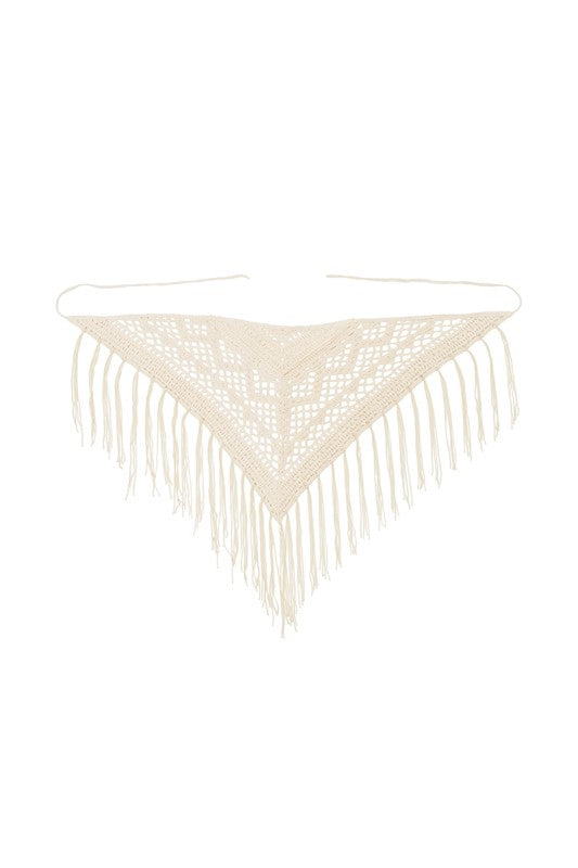Scarf Large Belt Natural