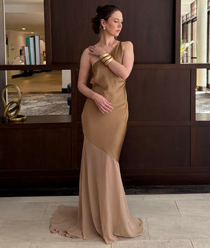 Fable Maxi Dress W/one Shoulder