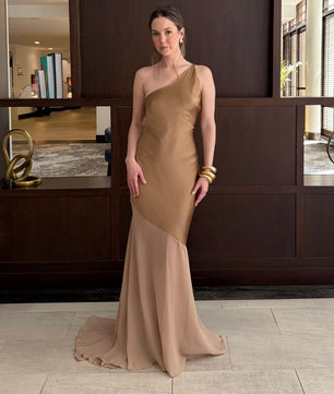 Fable Maxi Dress W/one Shoulder