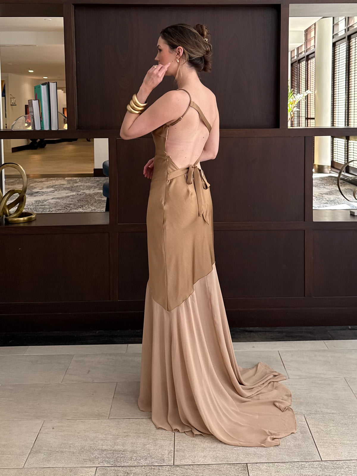 Fable Maxi Dress W/one Shoulder