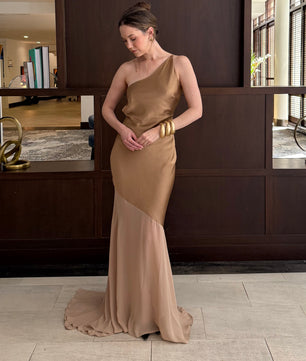 Fable Maxi Dress W/one Shoulder