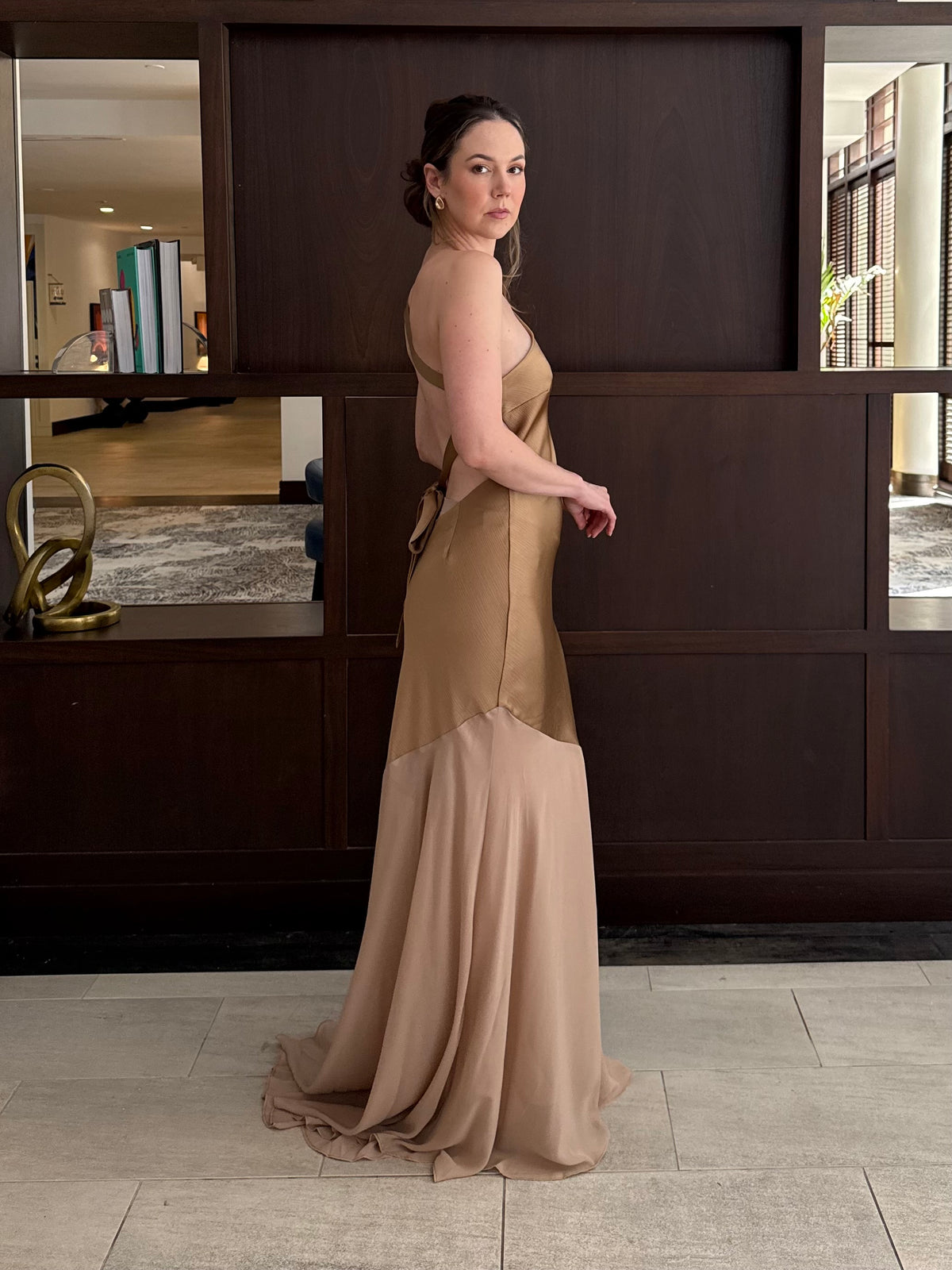 Fable Maxi Dress W/one Shoulder