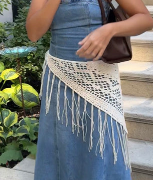 Scarf Large Belt Natural