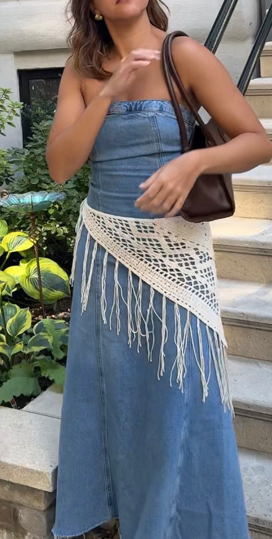 Scarf Large Belt Natural
