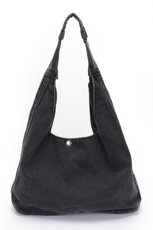 Denim Oversize Hobo Bag